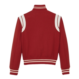 High Quality Bulk Unisex Varsity Jacket Wool <b>Blend</b> Letterman Bomber Custom Logo Embroidery Streetwear OEM ODM Supply Waterproof - Product Image 4