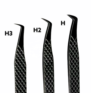 Private Label 45 75 90 Degree L Shape <b>Micro</b> Grip Fiber Tip Tweezers Eyelash <b>Extension</b> Tweezers Volume Lash <b>Extension</b> Tweezers - Product Image 1