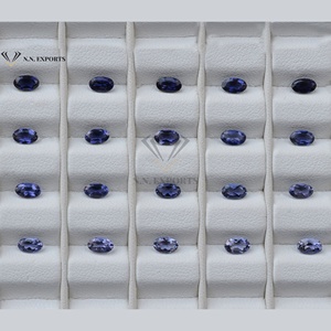 4x5mm naturel bleu Iolite à facettes forme ovale en gros pierres précieuses en vrac tendance bijoux accessoires produits les plus populaires 2025 - Product Image 2