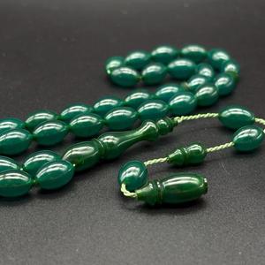 Rosario Islámico Tasbih Hecho a Mano con Resina Epoxi, Tema de Ángel, Técnica de Fundición, Elegante Figura Religiosa Musulmana para Dikr - Product Image 6