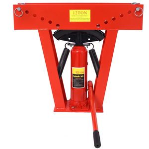Piegatubi Idraulico Manuale da 12 Tonnellate con 6 Matrici e Rulli Regolabili per Piegatura a 90-180 Gradi - Product Image 2