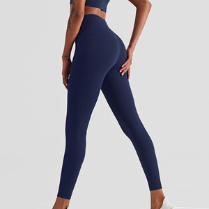 Leggings de Cintura Alta para Mujer OEM 2026, Leggings de Yoga de Nailon de Secado Rápido, Leggings Deportivos para Mujer - Product Image 4