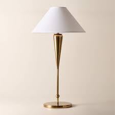 Lampe de table artisanale en laiton finition moderne KS International avec abat-jour en tissu, modèle KSI_8011 pour salon, chambre à coucher, hôtel - Product Image 2