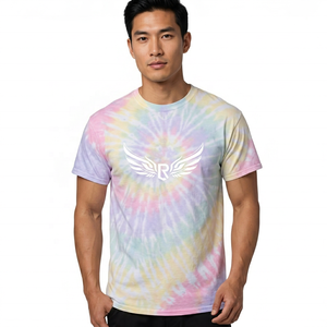High Quality Casual Regular Fit Men's Knitted 100% Cotton <b>T</b>-<b>Shirts</b> 2026 New Design Custom Men Tie Dye <b>T</b> <b>Shirt</b> Regular Fit Soft - Product Image 4