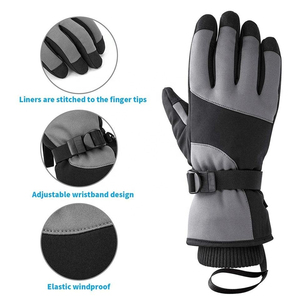 Guantes de Esquí de Alta Calidad, Nuevos, de Invierno, Impermeables, con Calefacción, para Deportes de Invierno, Guantes Profesionales de Esquí con Dedos - Product Image 2