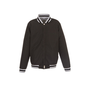 Veste universitaire pour homme personnalisée, col montant, coupe ample, décontractée, en polyester, service OEM régulier - Product Image 6
