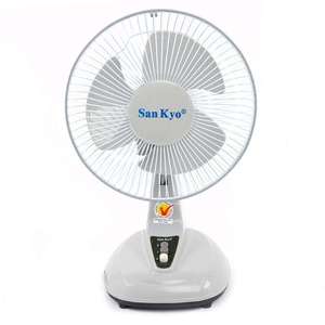 Ventilateur de table électrique SanKyo 12 pouces à 3 pales ABS, 3 vitesses, USB, pour usage extérieur, pièces de rechange gratuites incluses, meilleur prix du Vietnam - Product Image 1