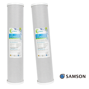 Filtre à eau de remplacement au chloramine de haute qualité pour boîtiers de filtre à insertion directe – Meilleure vente sur le marché – Matériau certifié NSF - Product Image 1