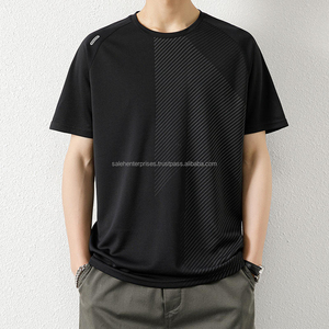 Camiseta de Hombre de Alta Calidad, Talla Grande, Ligera, 100% Algodón, 220 GSM, Suave, Cómoda, Transpirable, de Secado Rápido, Manga Corta, Informal - Product Image 6