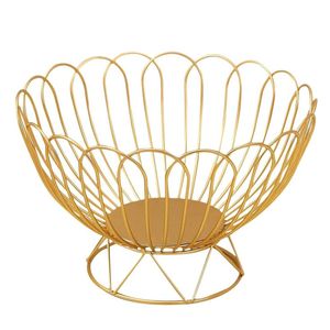 <b>Large</b> Wire Metal Fruit <b>Basket</b> For Countertop Fruit Organization With Modern Decorative Home Design Style - Product Image 1