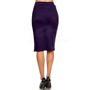 Women Breathable Casual <b>Skirt</b> Women Plus Size Straight <b>Skirt</b> <b>Elastic</b> Waist Comfortable Plus Size Straight Cut <b>Skirt</b> - Product Image 4