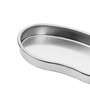 Plateaux médicaux et chirurgicaux en acier inoxydable 201, plateau pour instruments dentaires, plateau pour instruments médicaux en acier inoxydable, plateau pour bébé sans couvercle - Product Image 6