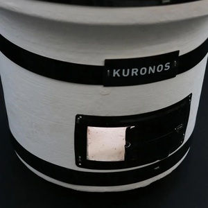 Parrilla de carbón japonesa KURONOS Shichirin blanca –Mutant- Tamaño 8.5, Tierra de diatomeas Noto premium - Product Image 3
