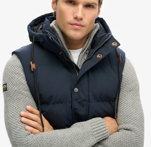 <b>Mens</b> <b>Utility</b> Gilet Waistcoat Sleeveless Lightweight Warm Padded Outdoor Winter Casual Vest Custom Wholesale Apparel Manufacturer - Product Image 2