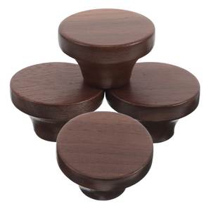 Wooden Furniture <strong>Knobs</strong> Dark <strong>Brown</strong> Modern Design Durable Lightweight Handmade Z ENTERPRISES AZE-WKH012 <strong>Door</strong> Mount Indoor Decor - Product Image 1