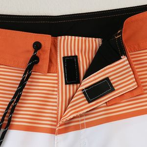 Shorts décontractés respirants pour hommes, taille haute, avec cordon de serrage, pour l'été, la natation, à braguette élastique - Product Image 2