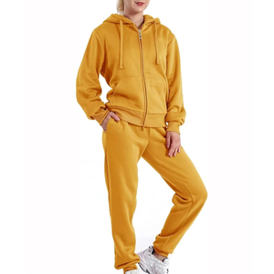 Conjunto Deportivo Ligero y Transpirable con Capucha para Hombre, Color Sólido, Algodón, Corte Regular, Bolsillos Laterales, Estilo Casual para Primavera - Product Image 5