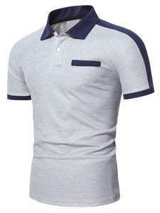 Polo de Diseño Sólido y Resistente para Hombre, Colección de Verano, Polo Básico Importado, Polo Liso en Tallas Grandes, Venta al Por Mayor - Product Image 6
