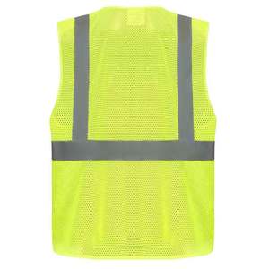 Chaleco de Seguridad ANSI Clase 2 de Buena Calidad y Durabilidad, Alta Visibilidad, Poliéster, LED Intermitente, Impermeable, Color/Logotipo Personalizado, Unisex para Adultos - Product Image 2