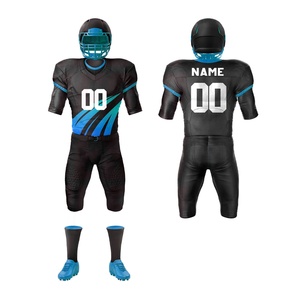 Uniformes de Fútbol Americano Personalizados Premium, Tallas Grandes, Spandex/Algodón, Manga Corta, Secado Rápido, Transpirables - Product Image 1