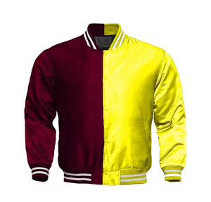 Blouson universitaire en laine personnalisé pour homme, style urbain, col montant, logo brodé, design hiver, imperméable - Product Image 1