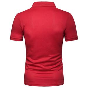 2022 Golf para hombre Polo Logo personalizado bordado 100% algodón liso Color sólido tejido de punto personalizable Polo camiseta - Product Image 6