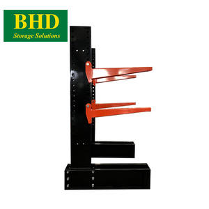 ชั้นวางของแบบคานยื่นเหล็กขึ้นรูป 5 ชั้น สำหรับงานหนัก รับน้ำหนักได้ 1500 กก./แขน ปรับความสูงได้สำหรับสินค้าขนาดยาว - Product Image 1