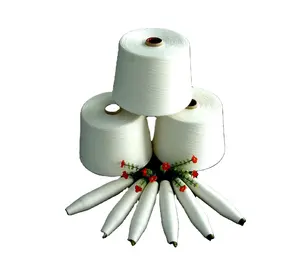 Fancy white Polyester Yarn in wholesale Price Yarn White 100% Polyester 75/36F 100d/150d Yarn