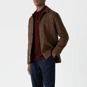 Nouvelle veste universitaire décontractée d'hiver pour hommes, en toile douce respirante, à séchage rapide, à double boutonnage, de haute qualité, personnalisable - Product Image 2