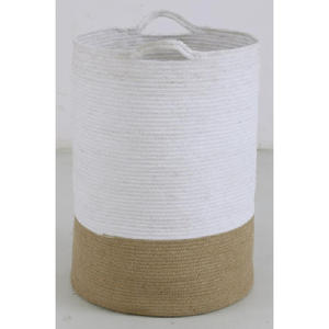 Panier de rangement unique et moderne en corde 100% coton, écologique, avec poignée pour suspendre les fruits dans la cuisine, utilisable en intérieur et en extérieur - Product Image 4