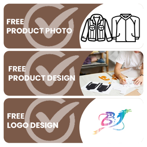 เสื้อแจ็คเก็ตซาฟารีปักลายหลวมๆ สไตล์ลำลองสำหรับผู้ชาย ยี่ห้อ SELF INDUSTRIES สำหรับฤดูหนาว |   เสื้อคลุมซิปครึ่งตัว ระบายอากาศได้ดี บุขนสัตว์ อุ่น น้ำหนักเบา - Product Image 4