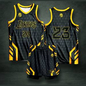 High quality basketball uniform USA team jersey shorts breathable polyester mesh export supplier Pakistan - Product Image 2