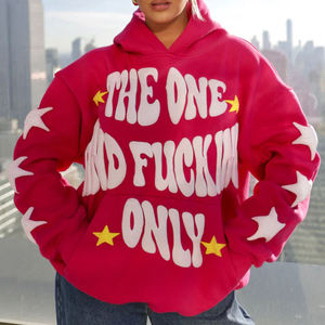 Sweat à capuche oversize pour homme en coton épais de haute qualité avec logo personnalisé, sans cordon, coupe carrée, style bouffant - Product Image 3