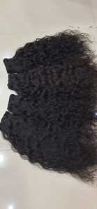 Extensions de cheveux humains de trame Remy de haute qualité Paquets en vrac personnalisés dans le style de vague indienne Prix bas pour les exportateurs - Product Image 4