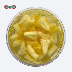 Morceaux d'ananas Queen 565g 830g 3000g 12 boîtes par carton OEM Marque privée Usine du Vietnam - Product Image 5