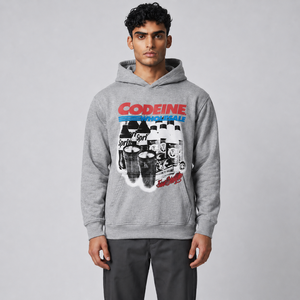 Sudadera con Capucha y Sudadera Deportiva Unisex IOTA SPORTS, Estampada, de Felpa Gruesa, Estilo Casual Otoñal, Corte Regular para Hombre - Product Image 3