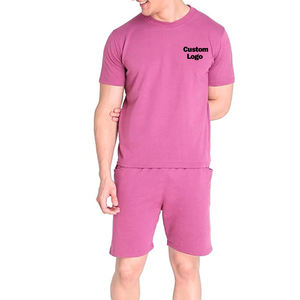 Ensemble de survêtement décontracté pour homme en coton respirant de haute qualité avec logo frontal, idéal pour l'hiver - Product Image 1