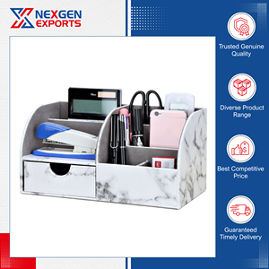 Nuevo Producto en Stock, Juego de Escritorio de Cuero PU de Calidad Garantizada, Organizador de Teléfono Móvil y Papelería, Caja de Almacenamiento, Precio de Mercado, Nexgen Desk - Product Image 4