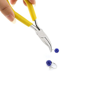 Jewelry Nose Plier Durable Stainless Steel Jewelry <b>Craft</b> Tool Precision Nose Pliers for Beading <b>Wire</b> Shaping and Repair Work - Product Image 5