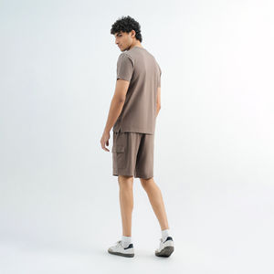 Ensembles de shorts d'été pour hommes, nouvelle collection, 100% coton, t-shirt à manches courtes et shorts, 2 pièces, design personnalisé, ensembles d'été pour hommes - Product Image 2