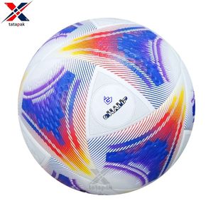 Ballon de football professionnel de haute qualité avec logo personnalisé, taille 5 pour entraînement adulte, en PU thermocollé, prix usine - Product Image 3