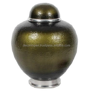 โกศขายร้อนกับธีมทางศาสนาโดยเฉพาะมันเป็นโกศโลหะที่มีการออกแบบมืออธิษฐานบ่อยครั้ง - Product Image 5