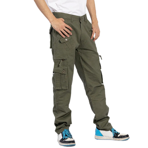 Pantalon Cargo Décontracté à Jambes Droites pour l'Extérieur, Vente en Gros OEM, Faible MOQ, Taille US, Durable, en Polyester et Coton, Tendance, 6 Poches - Product Image 5