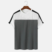 Kaos Pria Lengan Pendek Desain Kustom Cetak Pabrik Harga Grosir Kasual 100% Katun