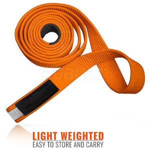 Ceinture de Taekwondo - Douce et confortable, légère, en coton, pour l'entraînement actif, tailles et couleurs personnalisables - Product Image 4