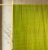Rideau de fenêtre en coton naturel teint à la main Shibori Tie Dye, écologique, style bohème, personnalisable avec passe-tringle, toutes saisons