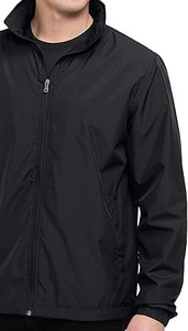 Wholesale Custom Design Hiking Waterproof Windbreaker <b>Jacket</b> Men Woven Zipper Outdoor <b>Jackets</b> - Product Image 3