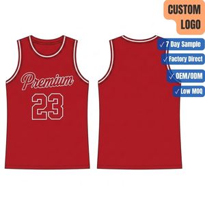 เสื้อบาสเก็ตบอลตาข่ายแห้งเร็ว ระบายความชื้น รับผลิตตามแบบ OEM ODM ขายส่ง แบรนด์ส่วนตัว - Product Image 1