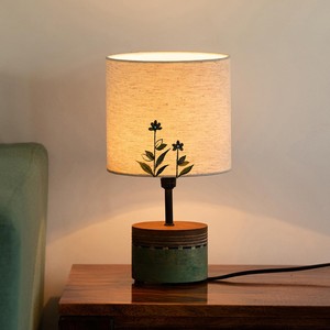 Hand-Painted Mango Wood <b>Table</b> Lamp Base Rajasthani Design Wholesale - Product Image 6