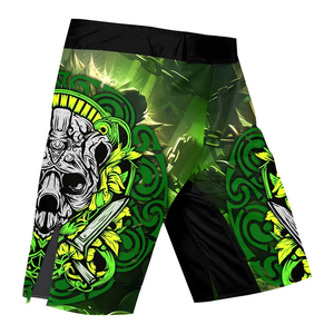 ผู้จัดจำหน่ายชุดกีฬาขายส่ง ออกแบบกางเกงชกมวย MMA แบบยืดได้ตามเทรนด์ รับผลิตตามสั่ง กางเกงกราปลิงพิมพ์ลาย ชุดยูนิฟอร์ม BJJ - Product Image 1